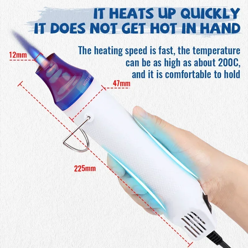Hot Air Gun 300W 220V Ligthwei - Heat Gun Small บทวิจารณ์และราคา