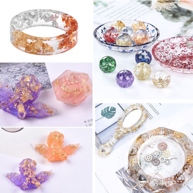 3Box Gold Leaf Flakes Foil Pap - Gold Foil Flakes บทวิจารณ์และราคา