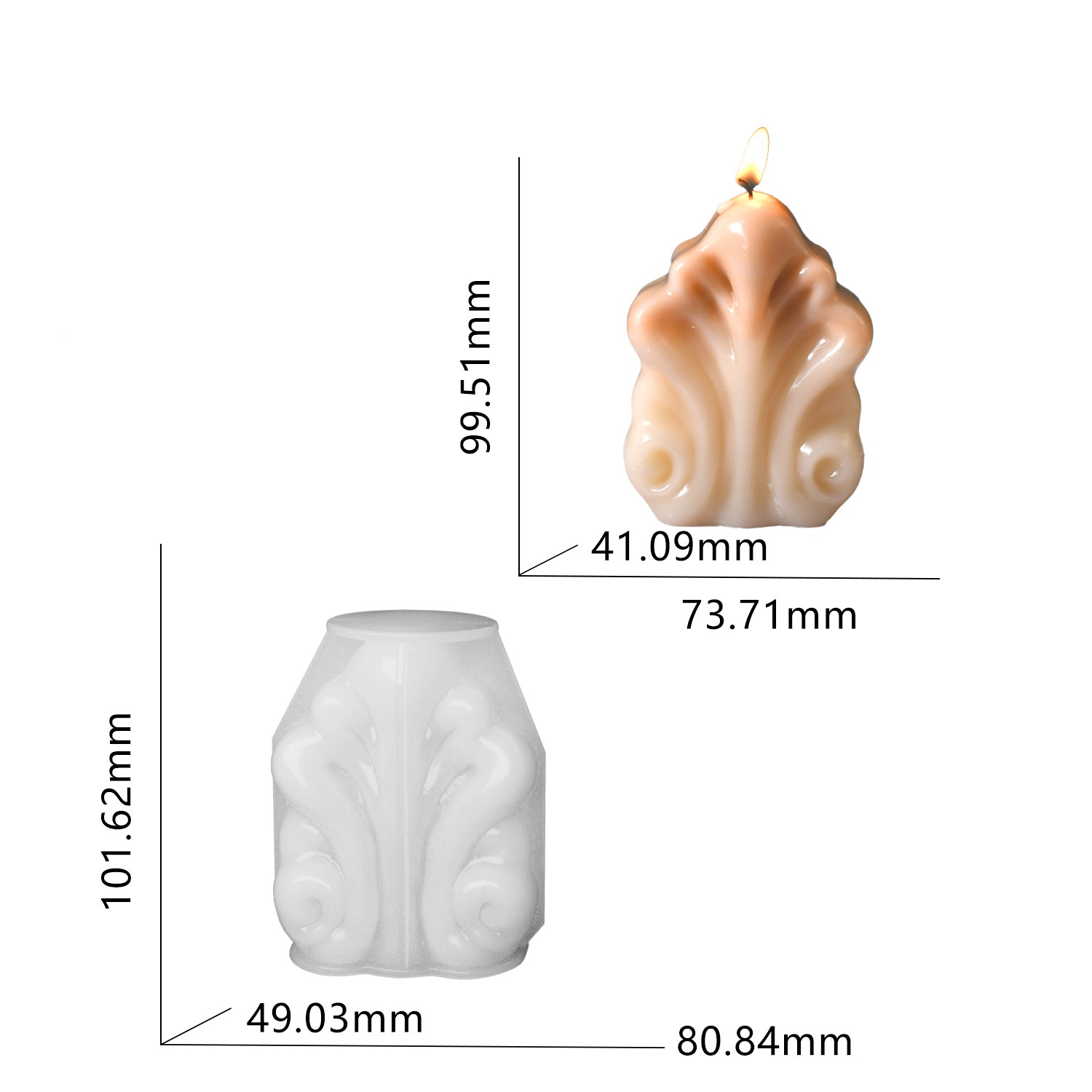 Ocean Shell Candle Silicone Mo - Resin Ocean Wave Mold บทวิจารณ์และราคา
