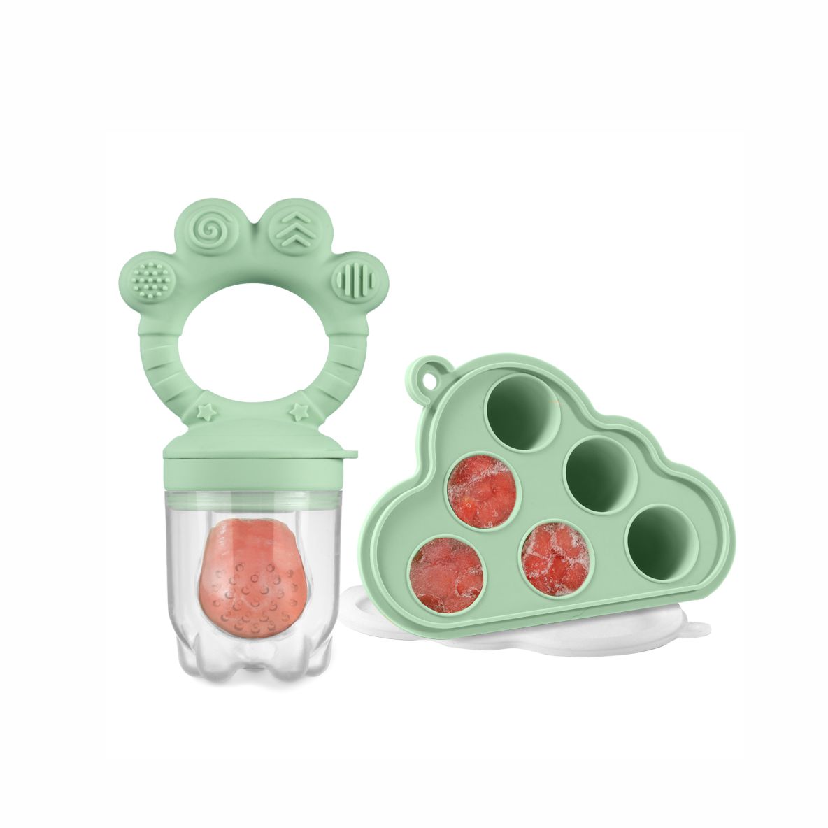 Baby Fruit Food Feeder & Freez - Silicone Mold Tray บทวิจารณ์และราคา