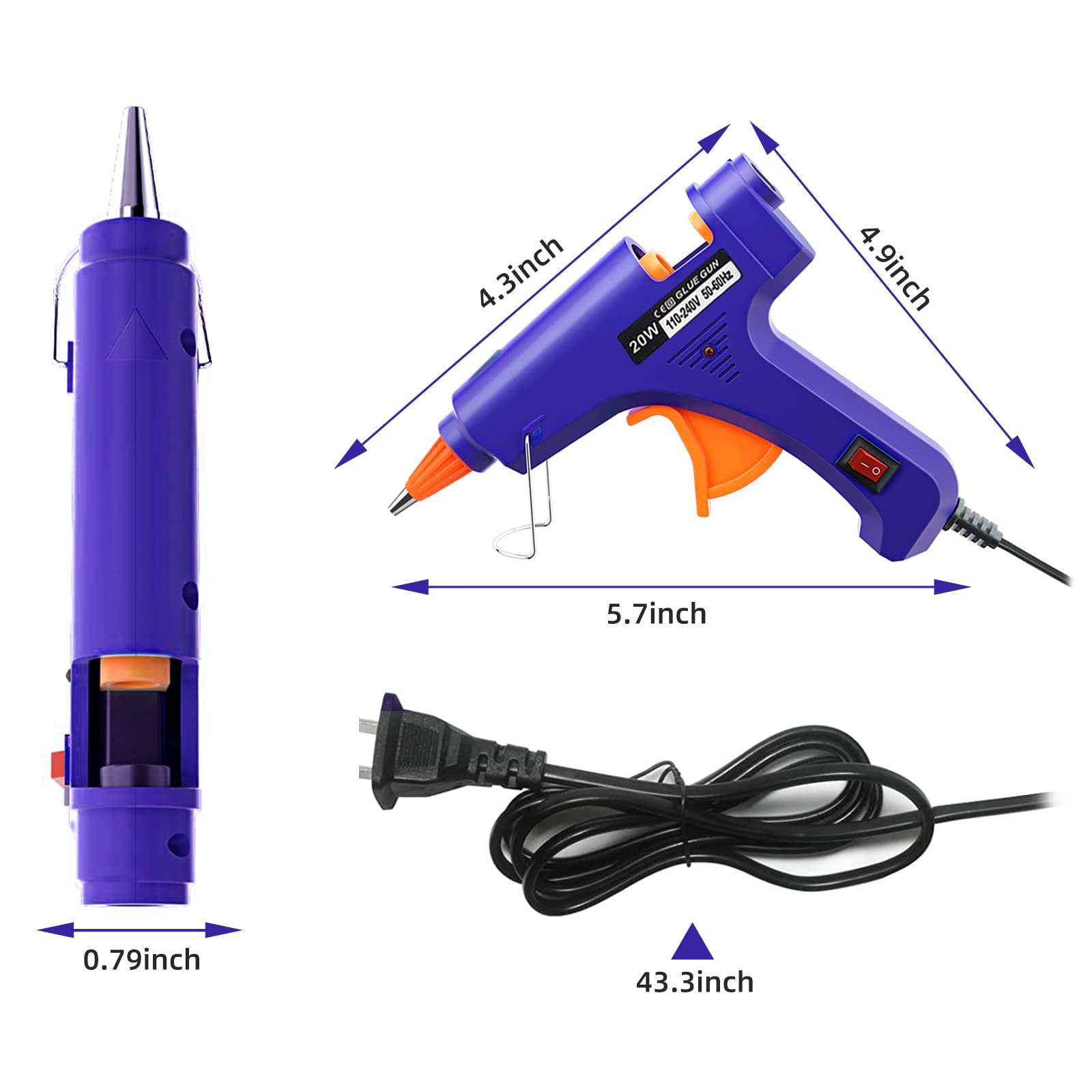 20W Hot Melt Glue Gun Househol - Heat Gun Small บทวิจารณ์และราคา