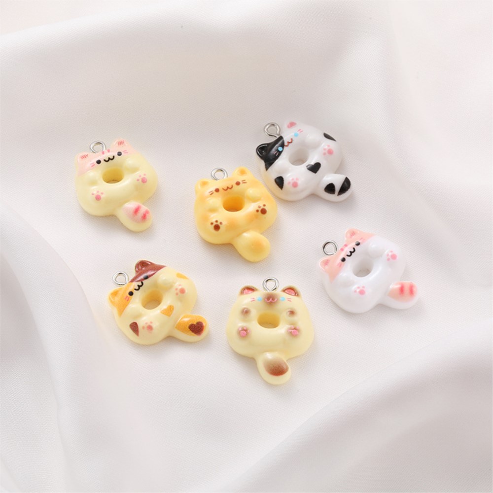 10Pcs Kawaii Cartoon Cat Resin - Resin Crafts บทวิจารณ์และราคา
