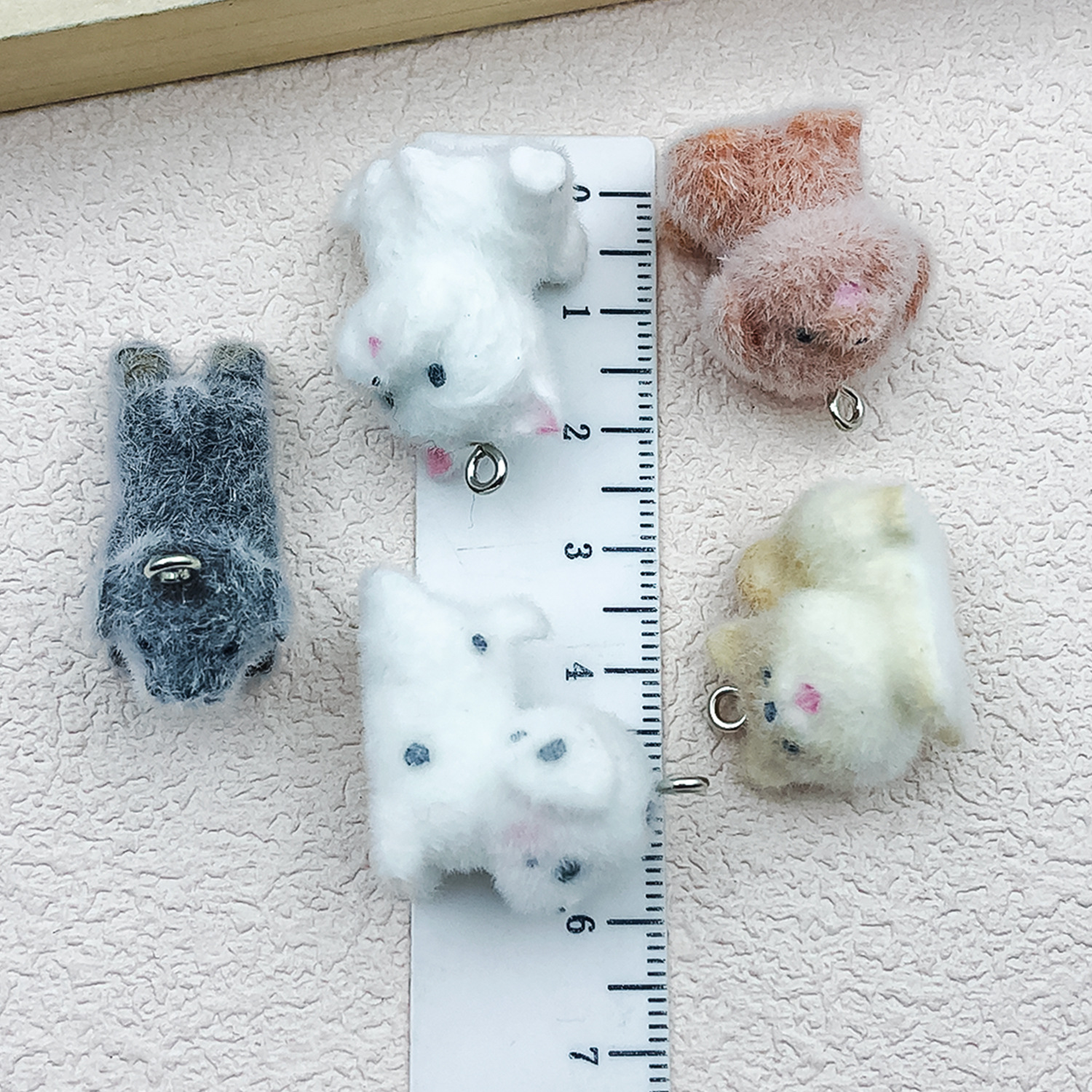 5pcs&1pc Flocked Resin Animal  - Resin Craft Material บทวิจารณ์และราคา