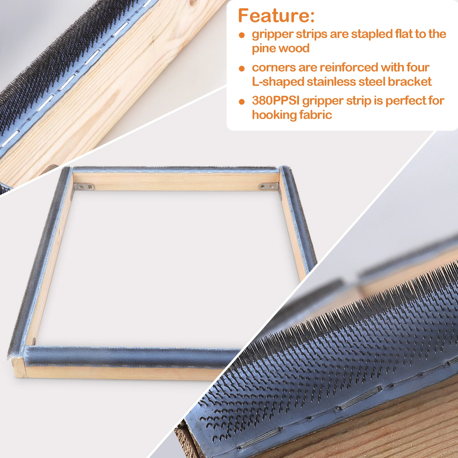 Punch Needle Frame Square Embr - Wood Ring Blank บทวิจารณ์และราคา