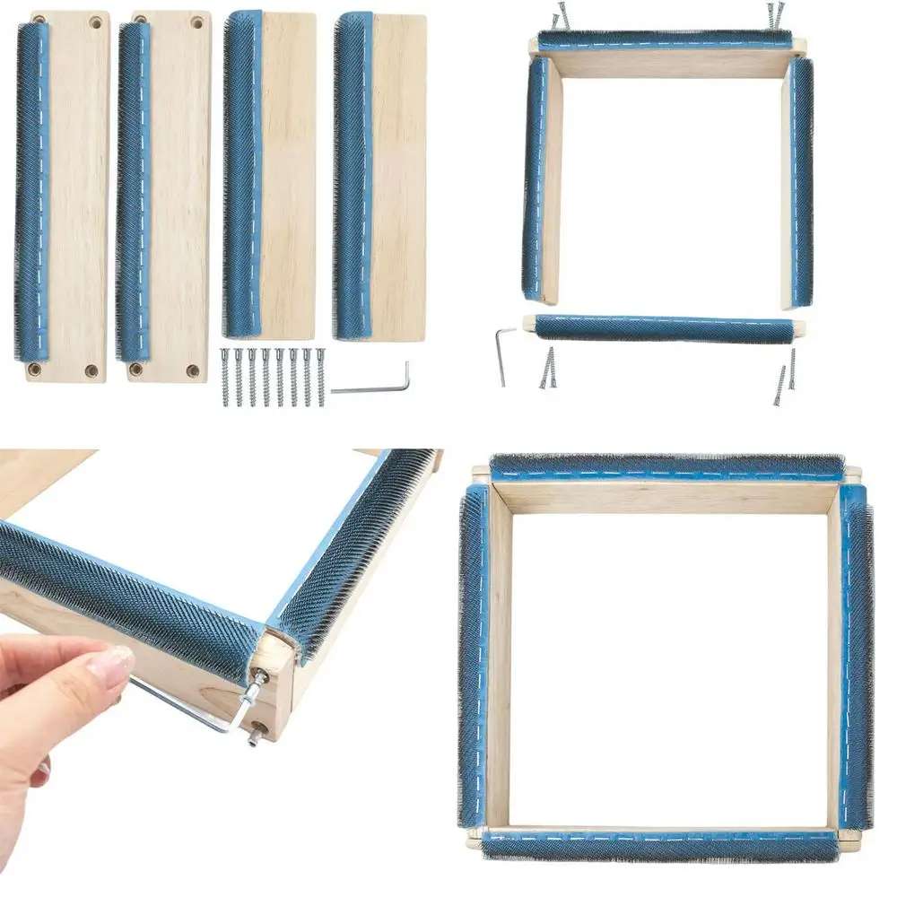 Punch Needle Frame Square Embr - Wood Ring Blank บทวิจารณ์และราคา