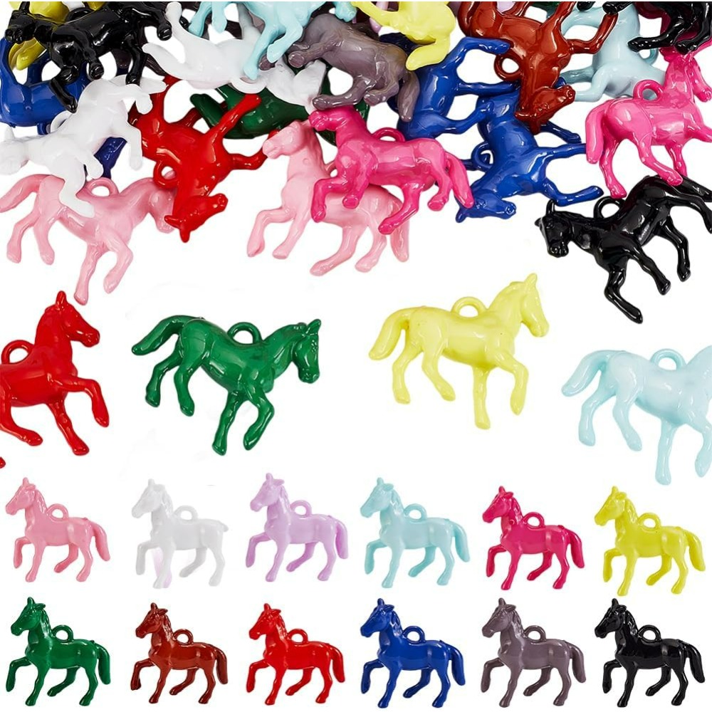 48pcs Opaque Acrylic Pendants  - Crafting Resin บทวิจารณ์และราคา