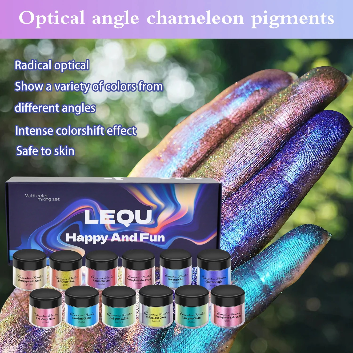 A set of chameleon pink nail c - Resin Glitter Pack บทวิจารณ์และราคา