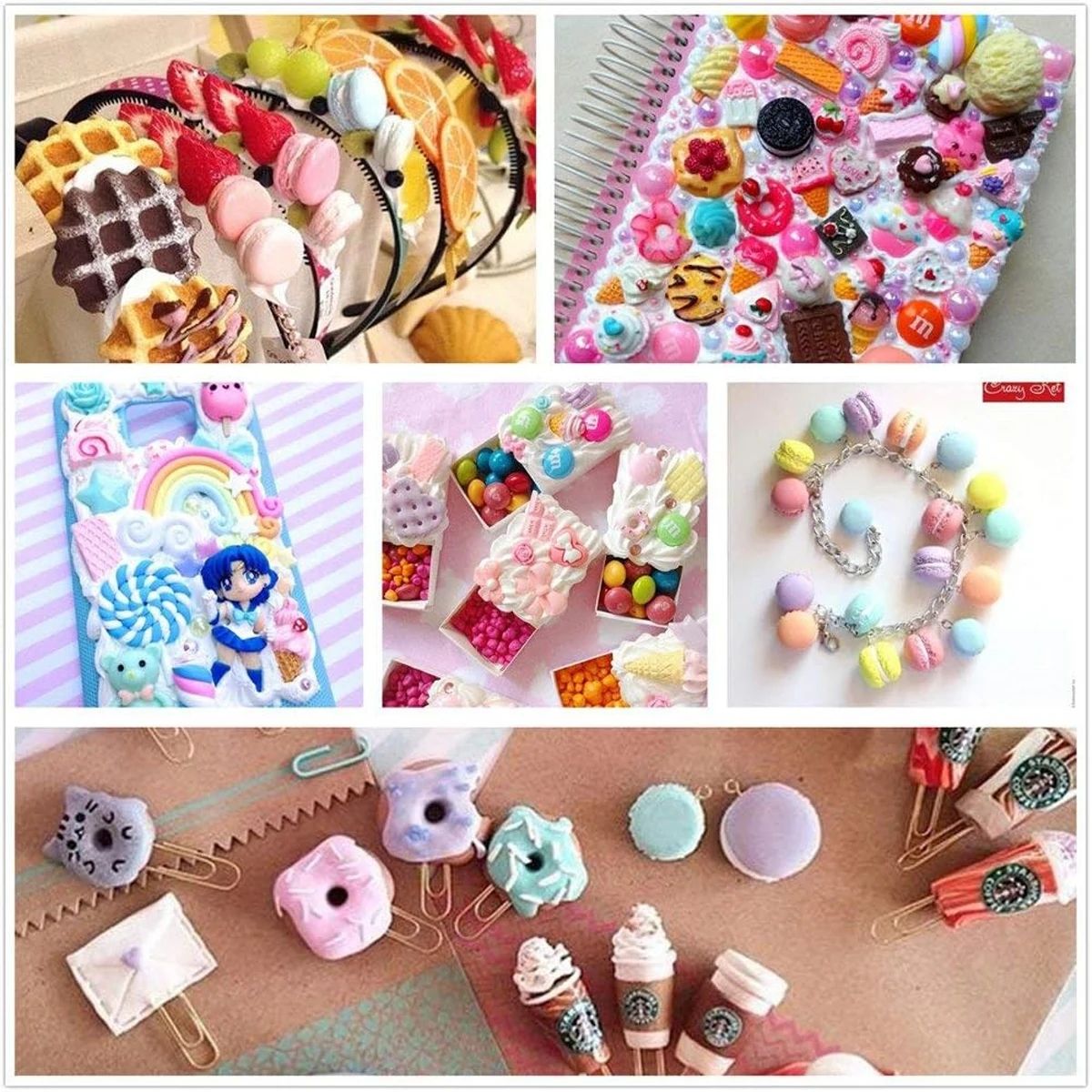 30pcs Random Candy Slime Charm - Resin Craft Material บทวิจารณ์และราคา