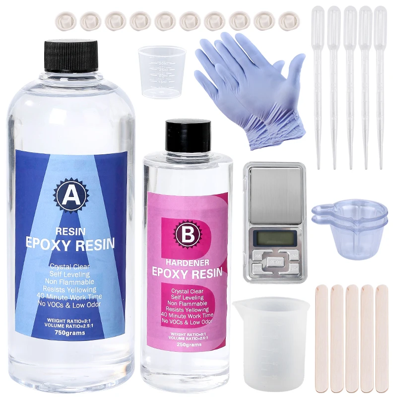 Epoxy Resin Kit Crystal Clear  - Mixing Cup Silicone บทวิจารณ์และราคา
