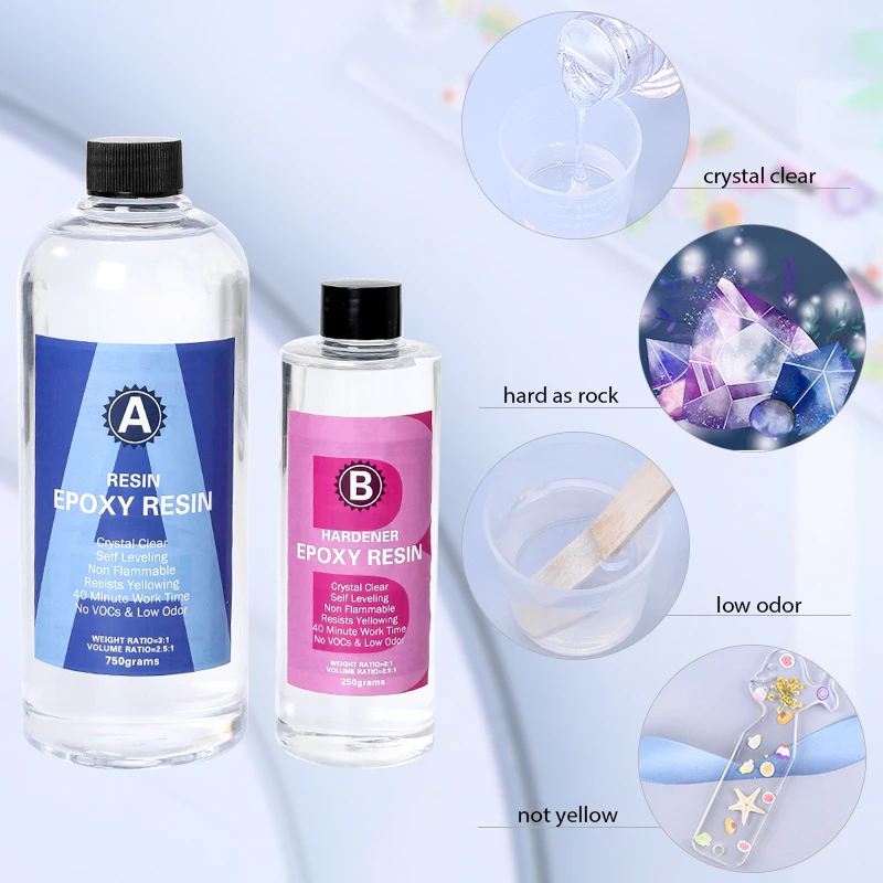 Epoxy Resin Kit Crystal Clear  - Mixing Cup Silicone บทวิจารณ์และราคา