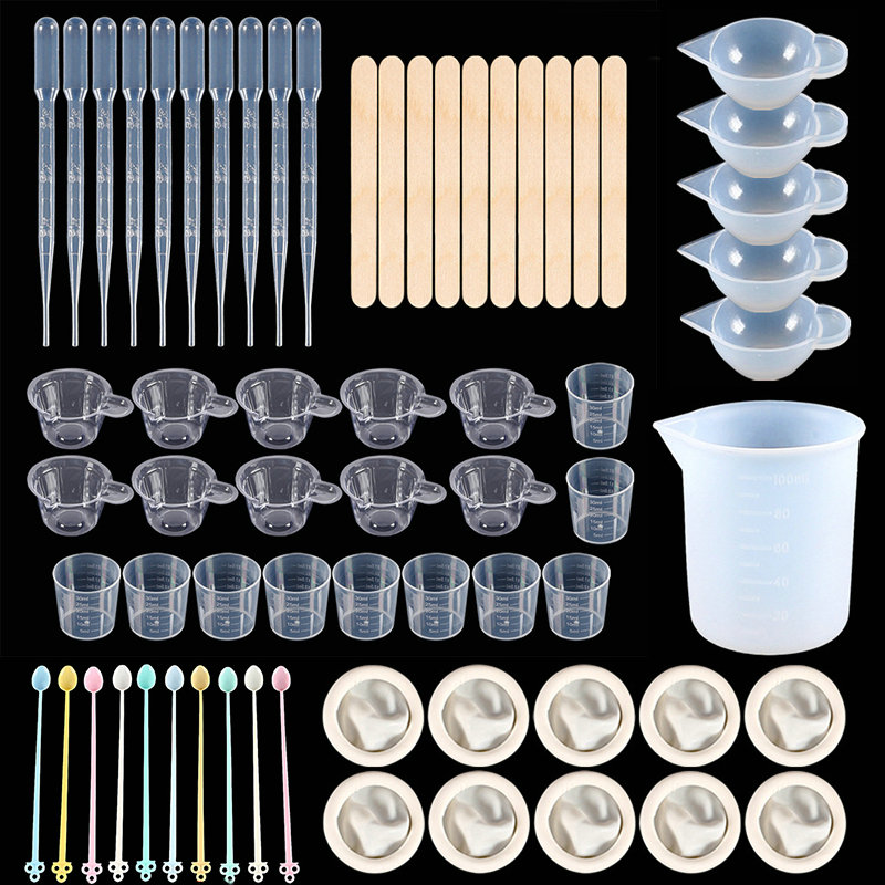 Epoxy Resin Tools Kit Silicone - Mixing Cup Silicone บทวิจารณ์และราคา