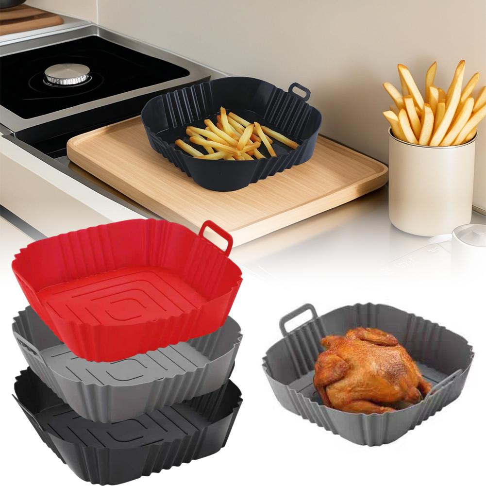 Reusable Airfryer Pan Liner Ac - Silicone Mold Tray บทวิจารณ์และราคา
