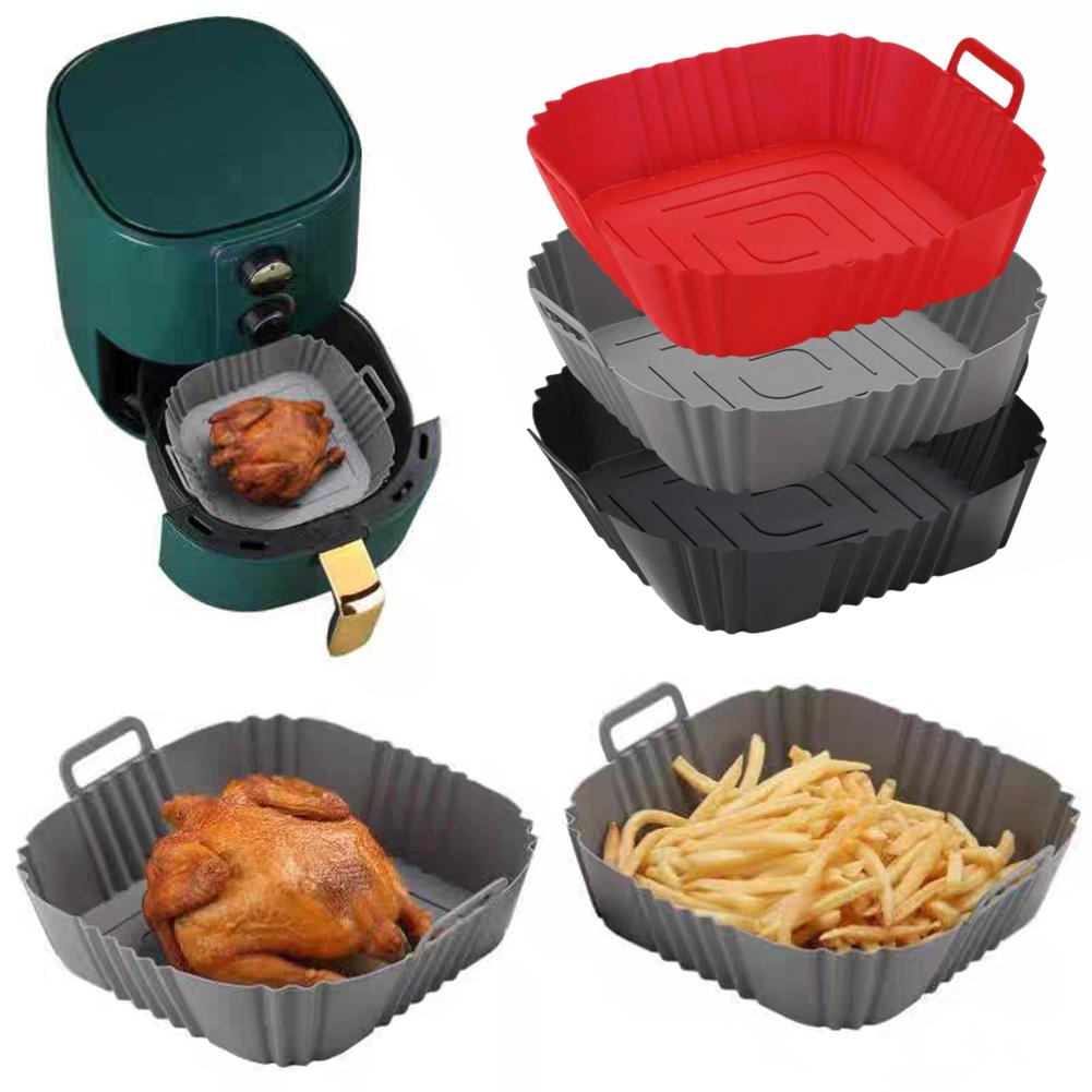 Reusable Airfryer Pan Liner Ac - Silicone Mold Tray บทวิจารณ์และราคา