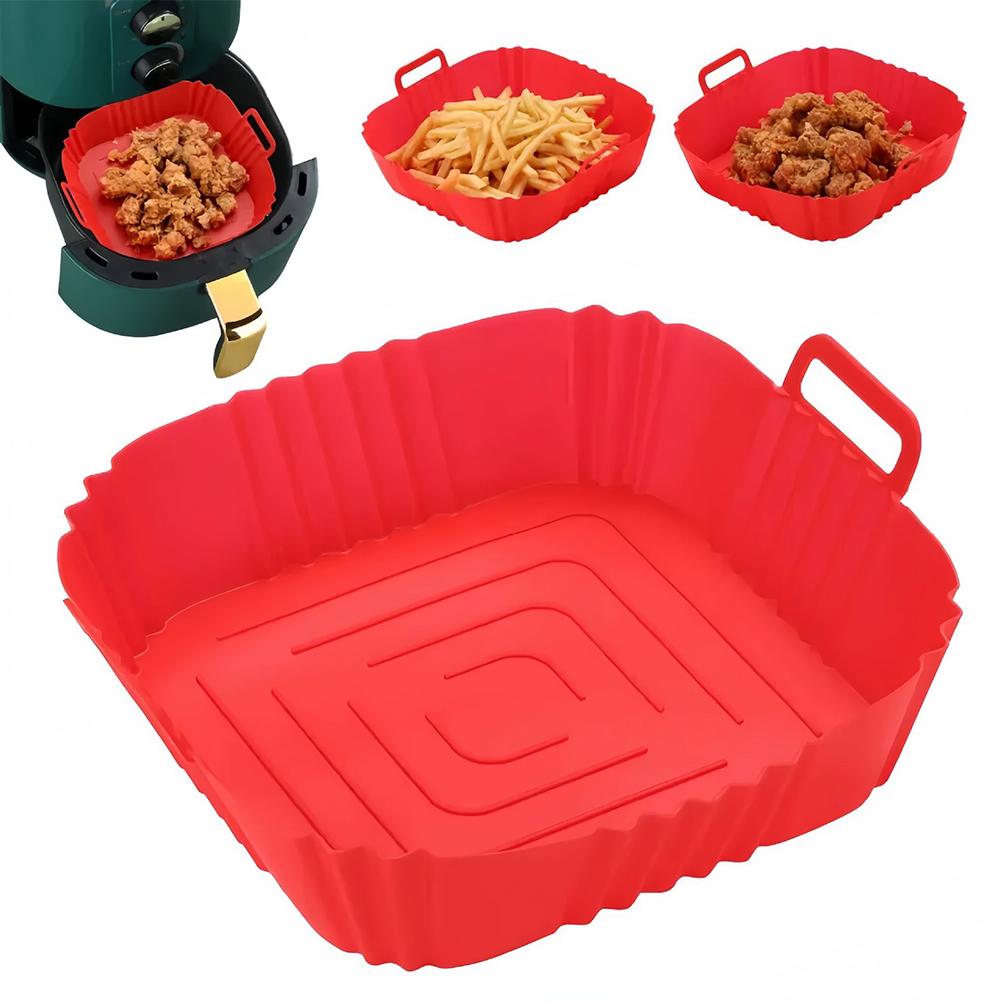 Reusable Airfryer Pan Liner Ac - Silicone Mold Tray บทวิจารณ์และราคา