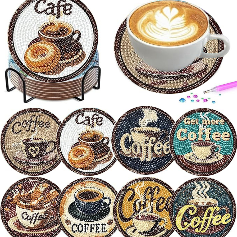 8 pieces/set of diamond painte - Resin Craft Kit บทวิจารณ์และราคา