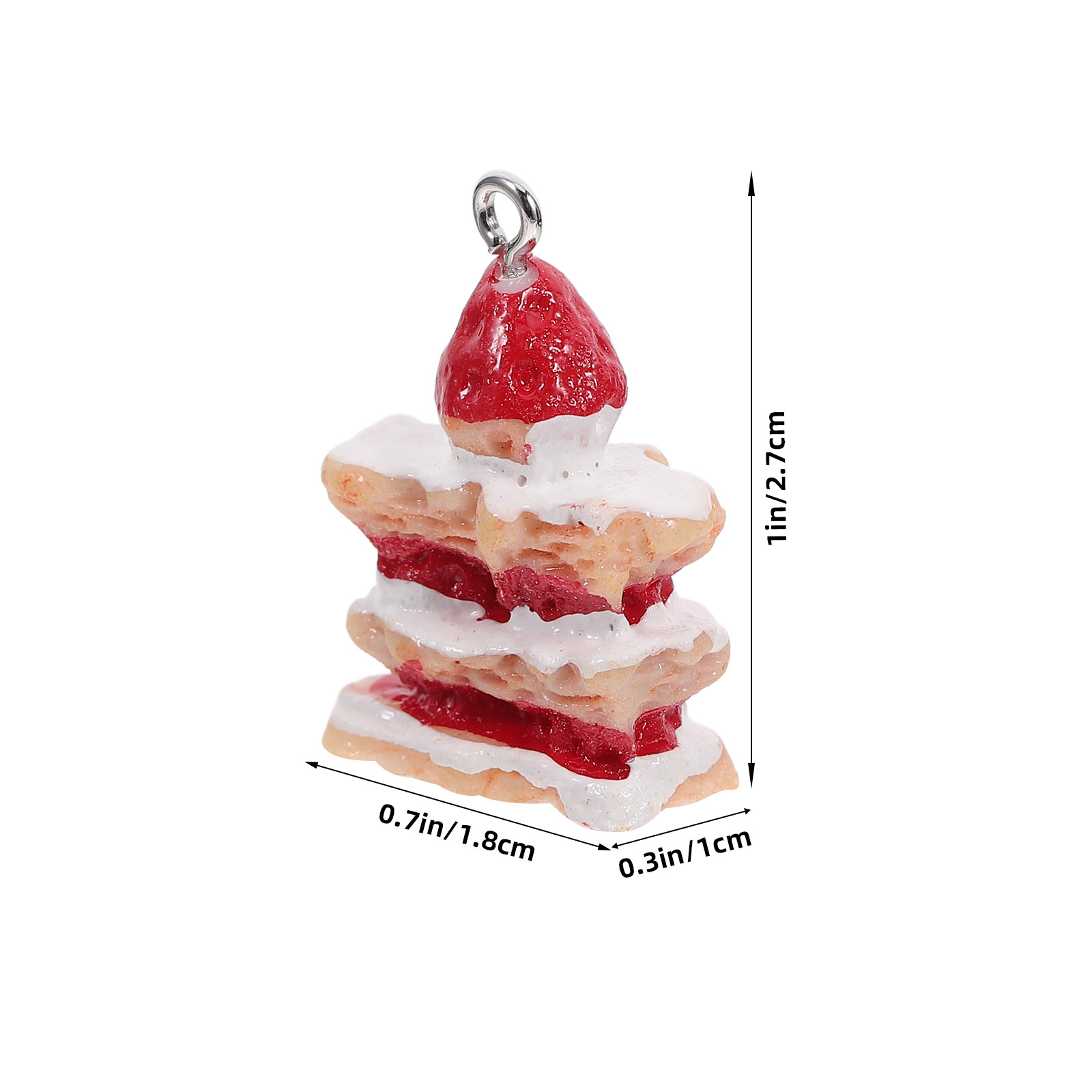 10Pcs Lifelike 3D Strawberry C - Crafting Resin บทวิจารณ์และราคา