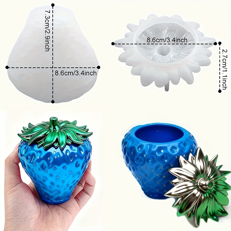1 piece of strawberry can resi - Resin Craft Ideas บทวิจารณ์และราคา