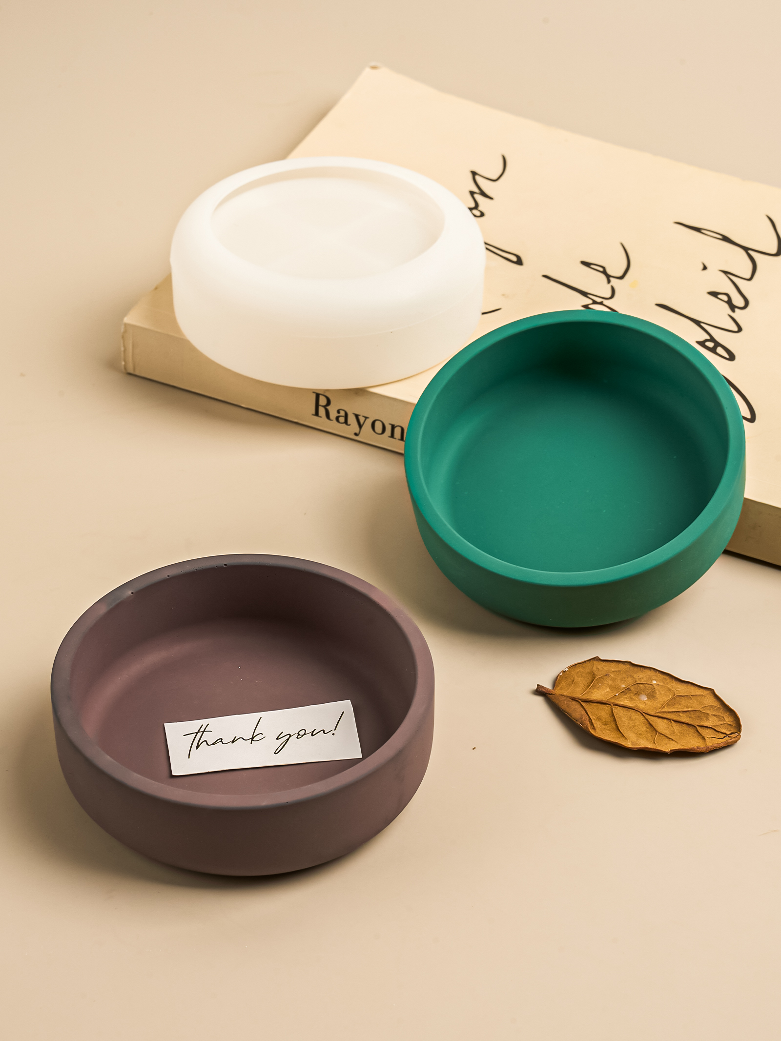 Nordic Round Storage Bowl Ceme - Coaster Mold Round บทวิจารณ์และราคา
