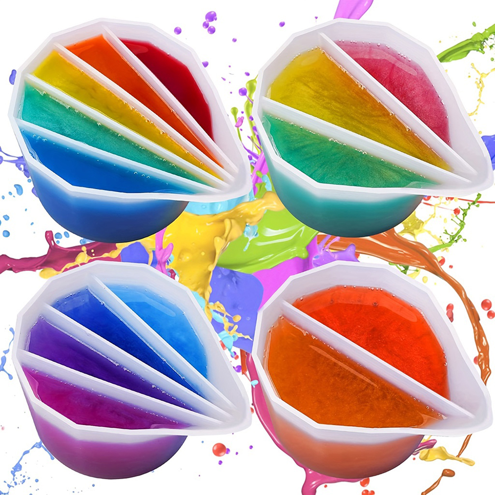 2/3/4/5 Grids Silicone Split C - Mixing Cup Silicone บทวิจารณ์และราคา