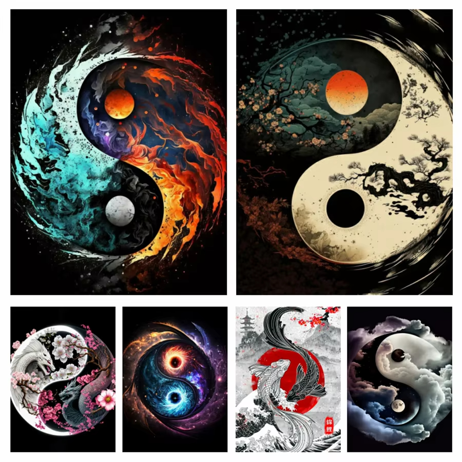 1PC frameless Yin Yang Tree 5D - Resin Craft Kit บทวิจารณ์และราคา