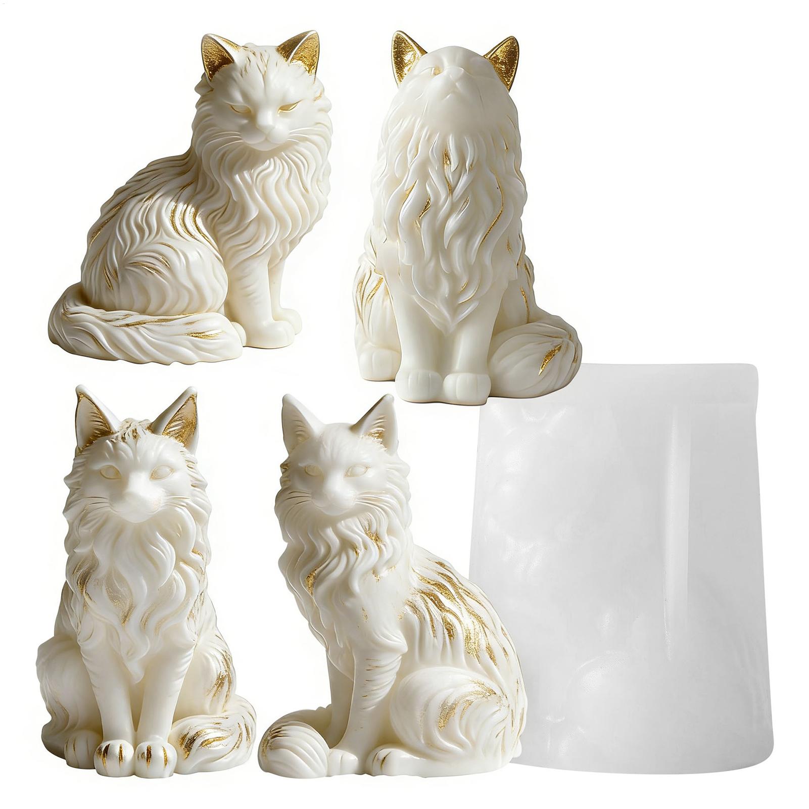 Cat Resin Mold | Sitting Cat S - Resin Craft Workshop บทวิจารณ์และราคา