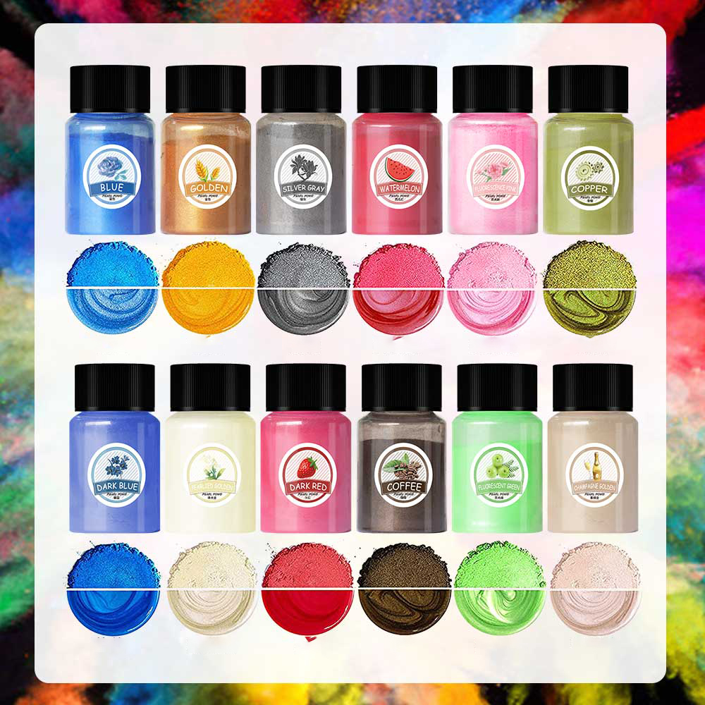 10ml Pearl Powder Epoxy Resin  - Resin Pigment Set บทวิจารณ์และราคา