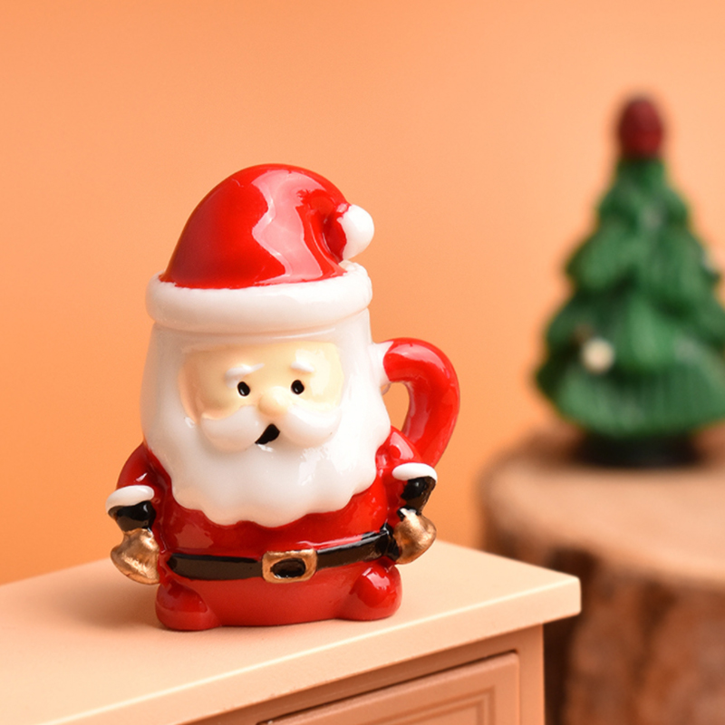 Mini Santa Teacup Ornament - R - Crafting Resin บทวิจารณ์และราคา