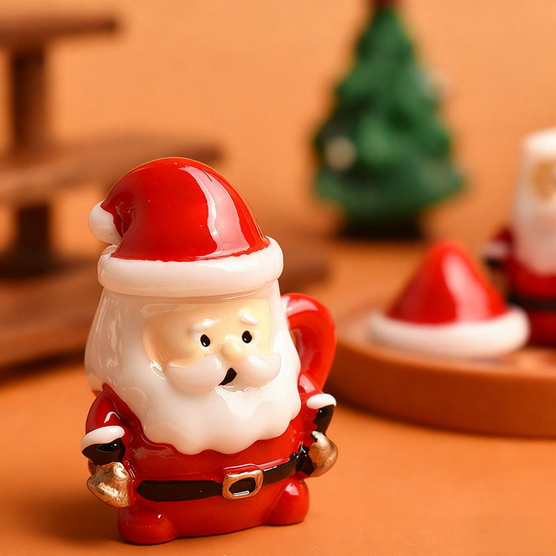 Mini Santa Teacup Ornament - R - Crafting Resin บทวิจารณ์และราคา