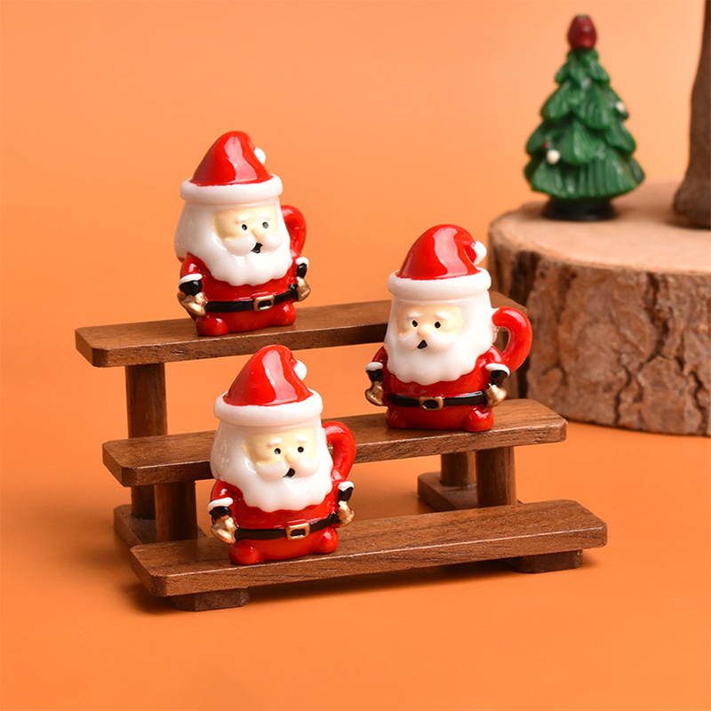 Mini Santa Teacup Ornament - R - Crafting Resin บทวิจารณ์และราคา