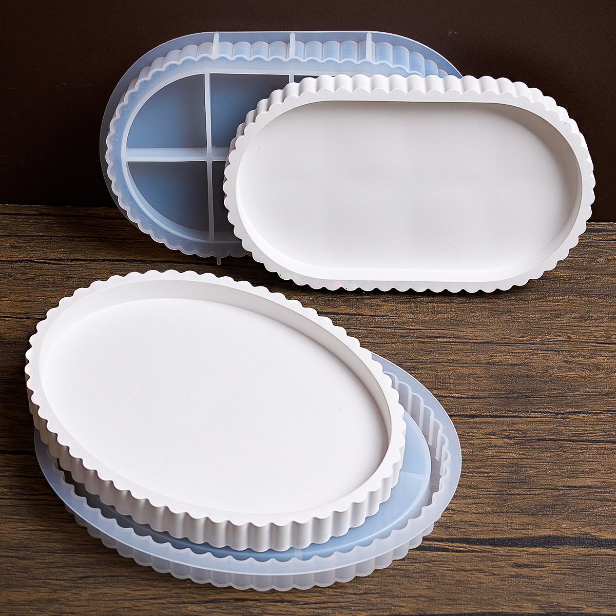 DIY Concrete Tray Silicone Mol - Coaster Mold Round บทวิจารณ์และราคา