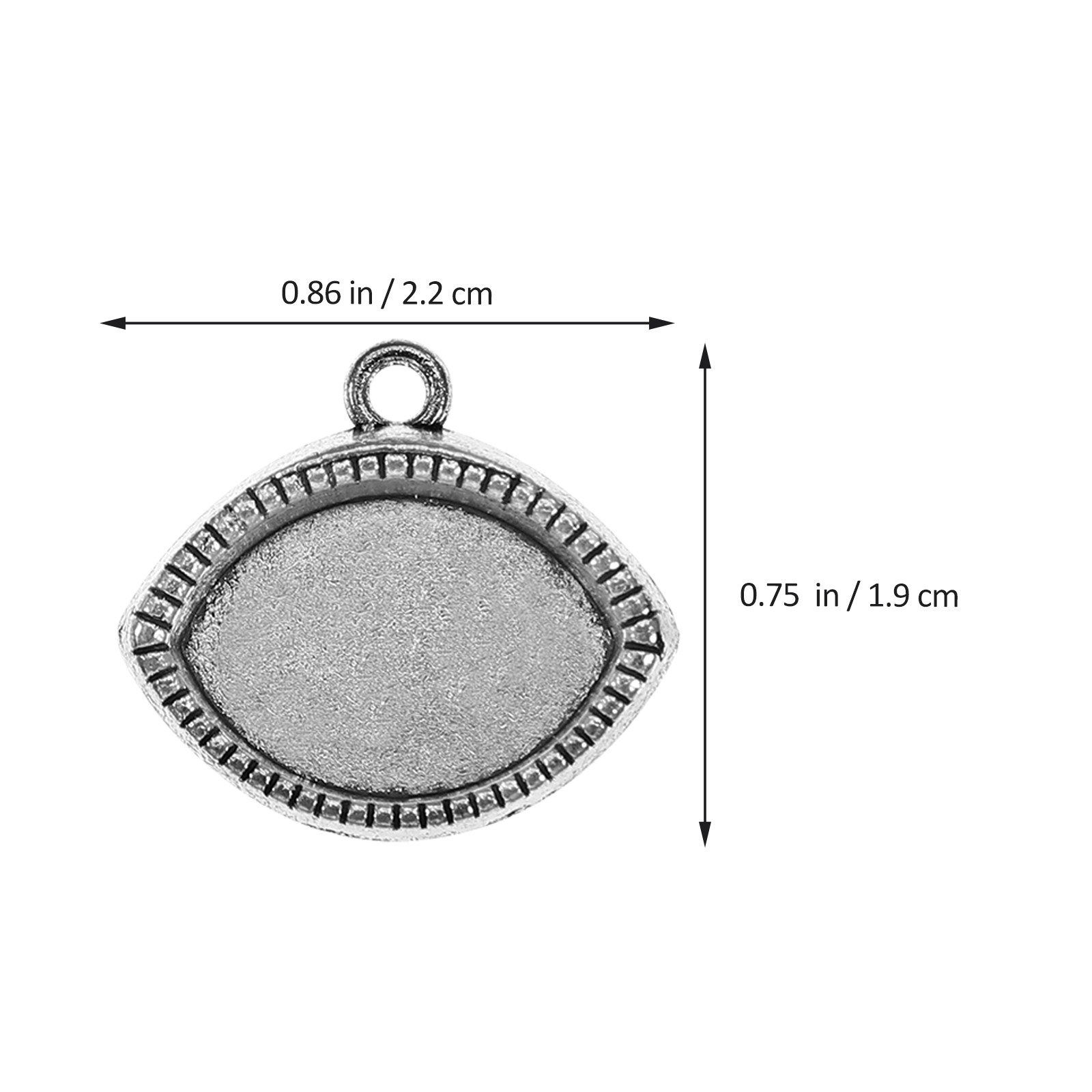 30Pcs Premium Alloy Jewelry Pe - Bezels Set Pendant บทวิจารณ์และราคา