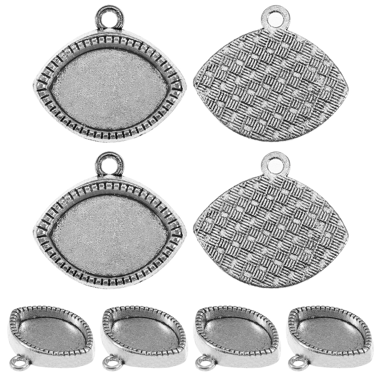 30Pcs Premium Alloy Jewelry Pe - Bezels Set Pendant บทวิจารณ์และราคา