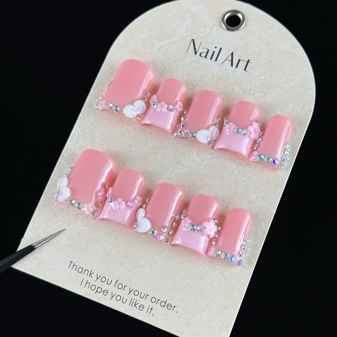10pcs high-end Pink girl style - Resin Craft Material บทวิจารณ์และราคา