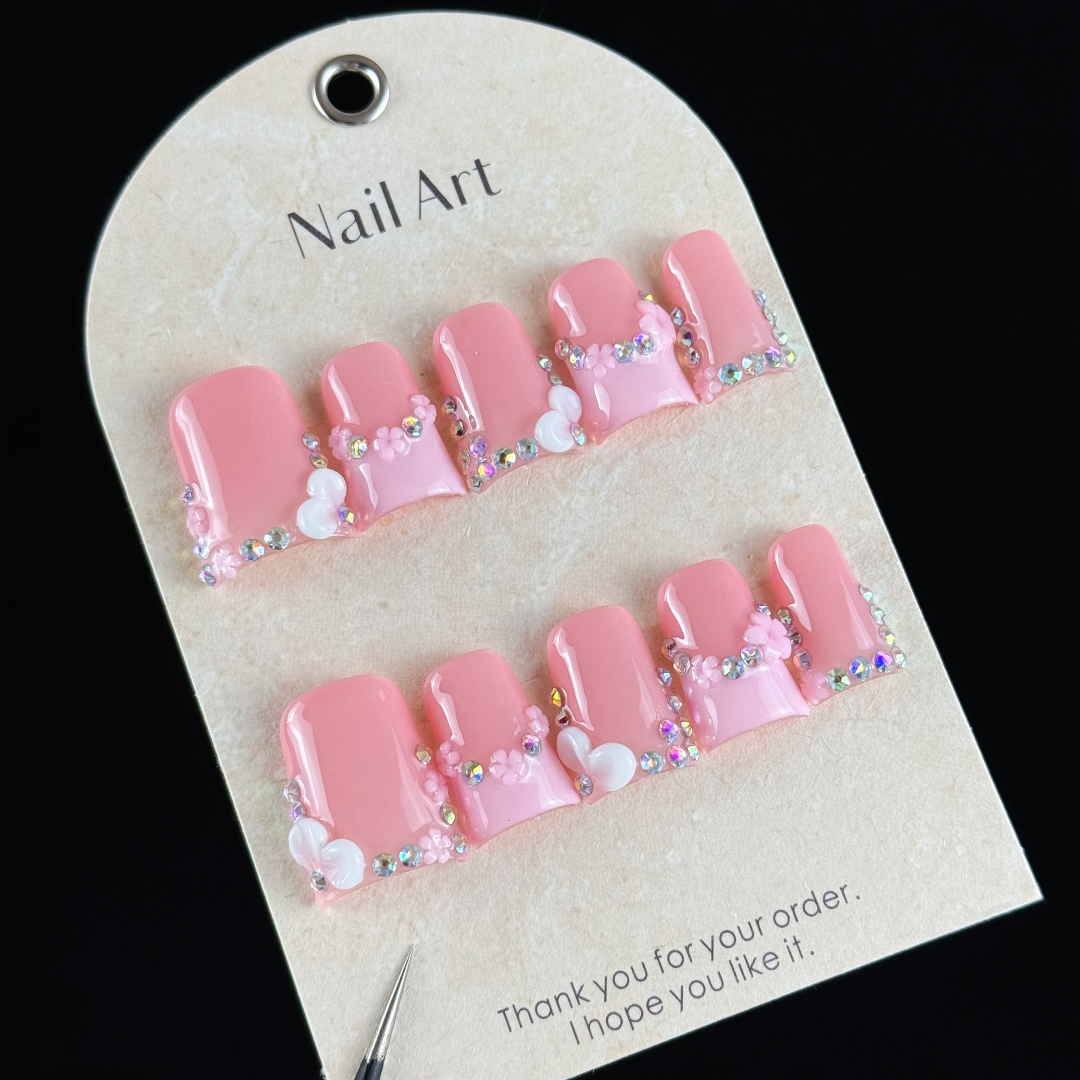 10pcs high-end Pink girl style - Resin Craft Material บทวิจารณ์และราคา