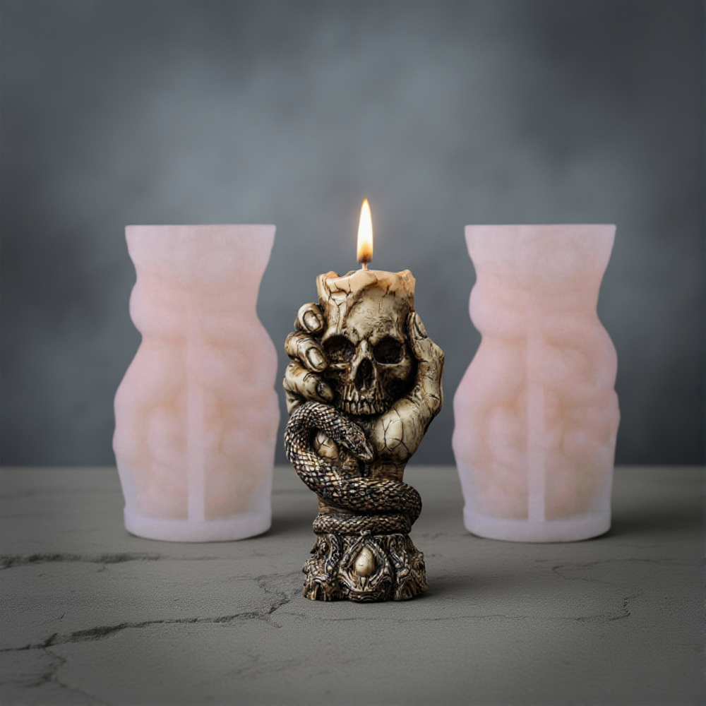 Halloween Skull Aroma Candle S - Resin Craft Workshop บทวิจารณ์และราคา