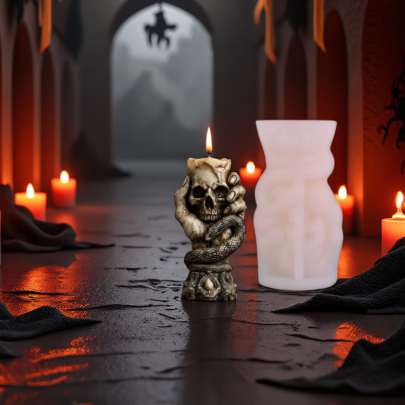Halloween Skull Aroma Candle S - Resin Craft Workshop บทวิจารณ์และราคา