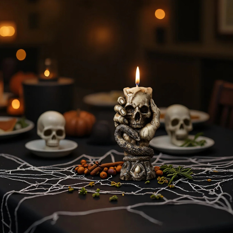 Halloween Skull Aroma Candle S - Resin Craft Workshop บทวิจารณ์และราคา