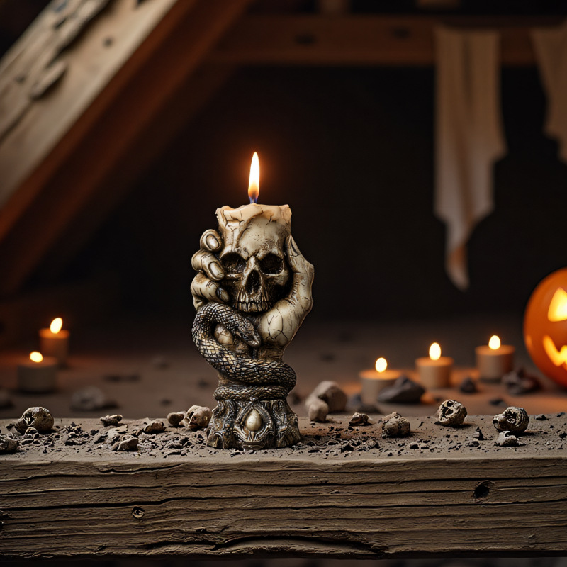 Halloween Skull Aroma Candle S - Resin Craft Workshop บทวิจารณ์และราคา