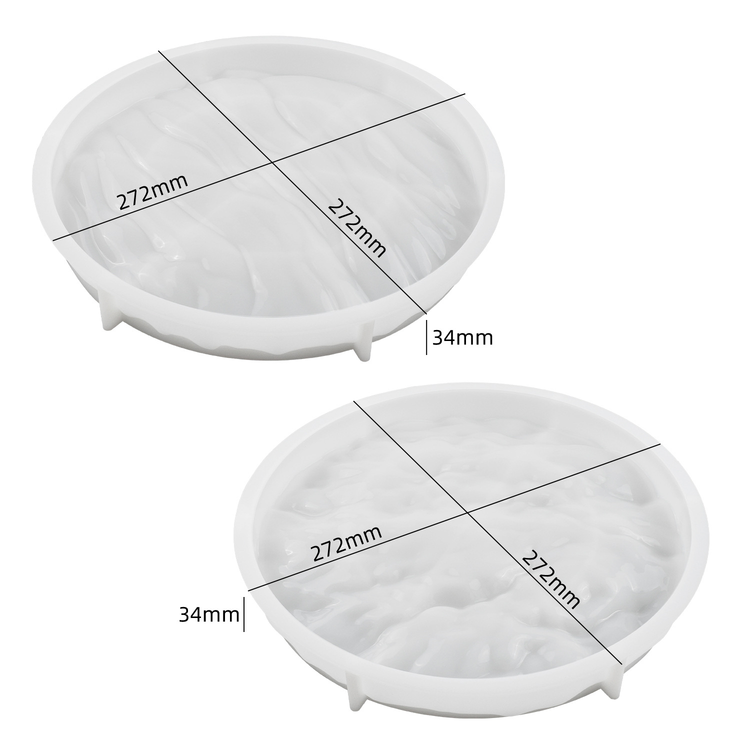 Sea Wave Tray Crystal Epoxy Re - Resin Ocean Wave Mold บทวิจารณ์และราคา