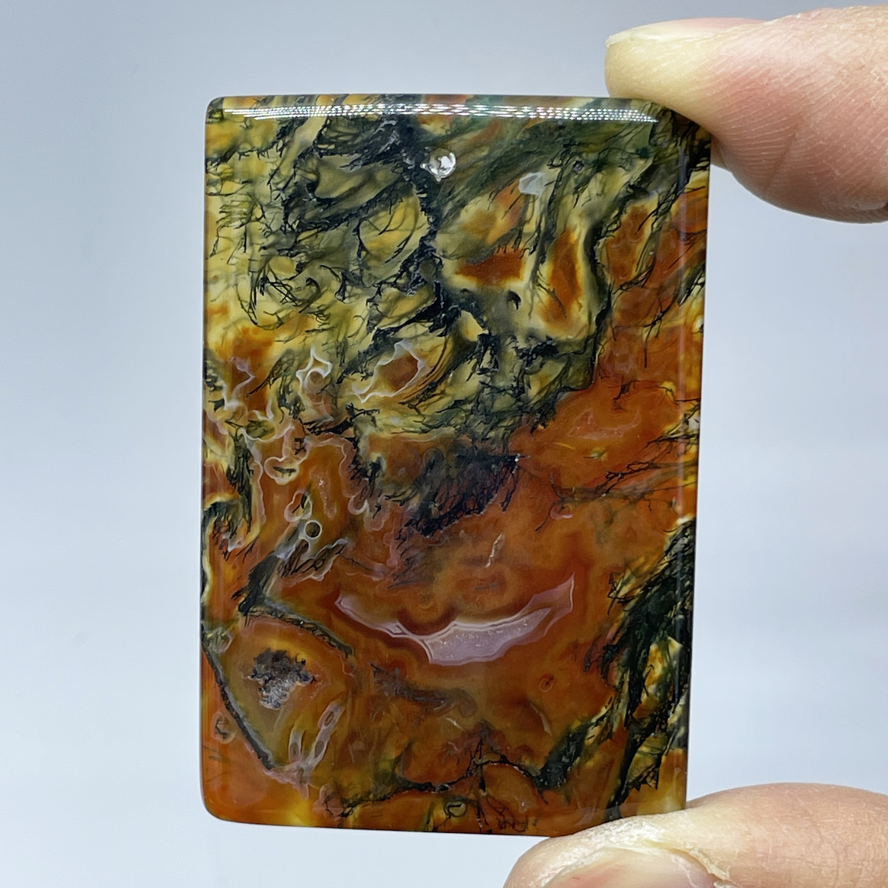 Natural Crystal Moss Agate Wat - Terrarium Moss Art บทวิจารณ์และราคา