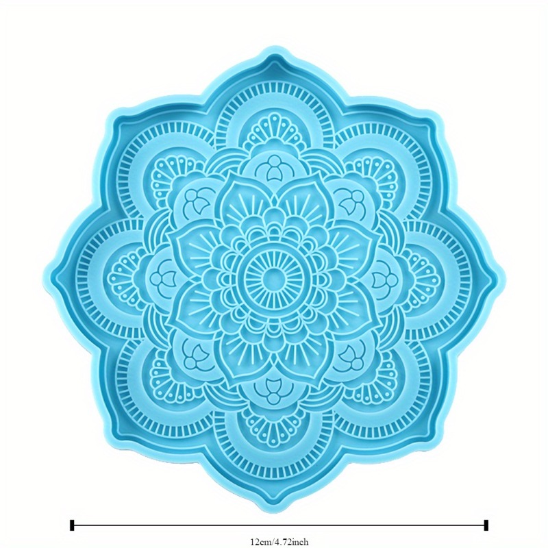 Mandala Coaster Silicone Mold  - Coaster Mold Round บทวิจารณ์และราคา