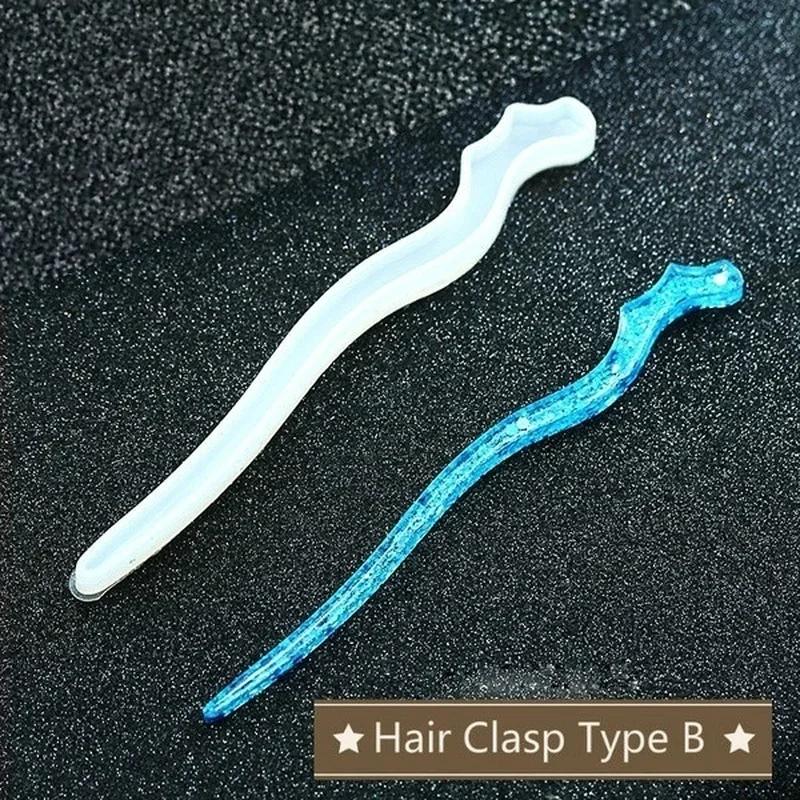 New Transparent Hairpin Silico - Resin Craft Material บทวิจารณ์และราคา