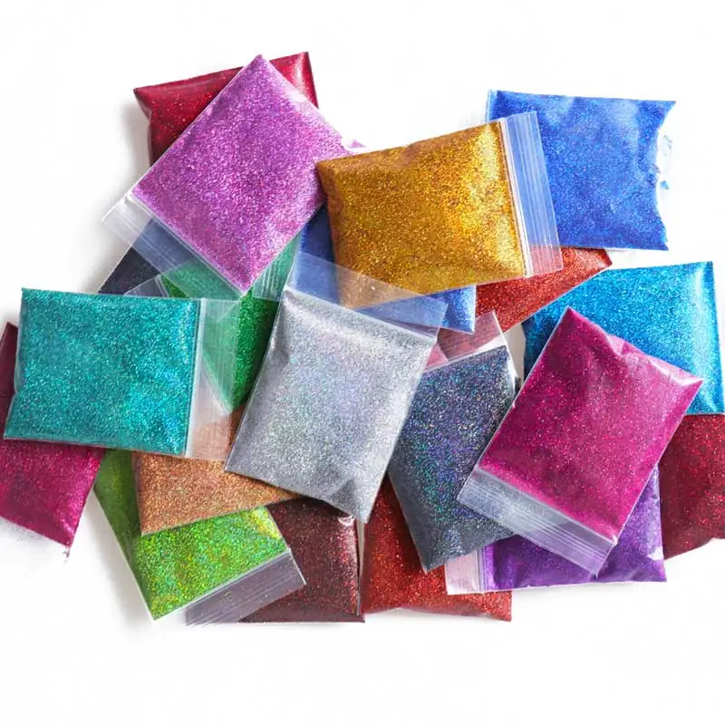 10g Holographic Glitter For Ep - Gold Foil Flakes บทวิจารณ์และราคา