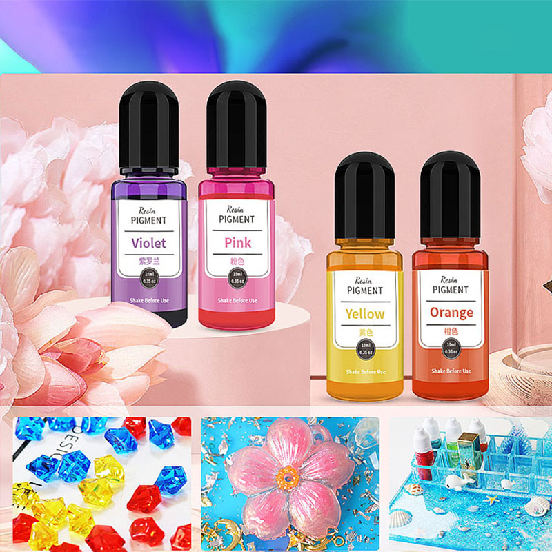 24/30 Colors Set 10ml Epoxy Re - Resin Dye Alcohol บทวิจารณ์และราคา
