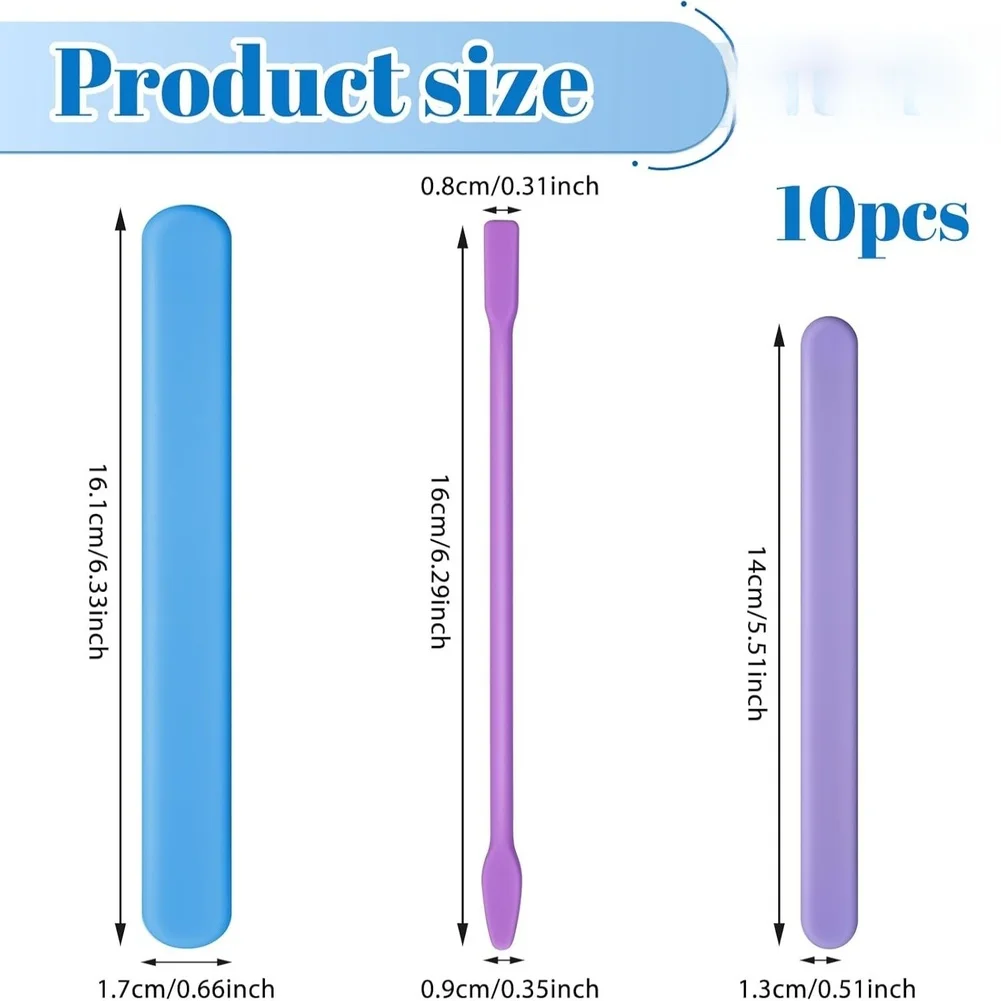 10 Count Silicone Stirring Too - Resin Craft Workshop บทวิจารณ์และราคา