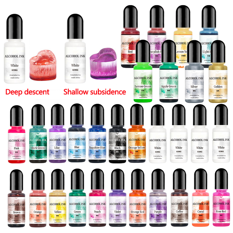 10ml Colorant Dye For DIY Epox - Resin Dye Alcohol บทวิจารณ์และราคา