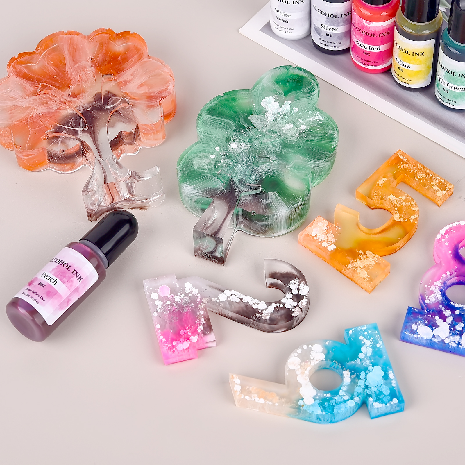 10ml Colorant Dye For DIY Epox - Resin Dye Alcohol บทวิจารณ์และราคา