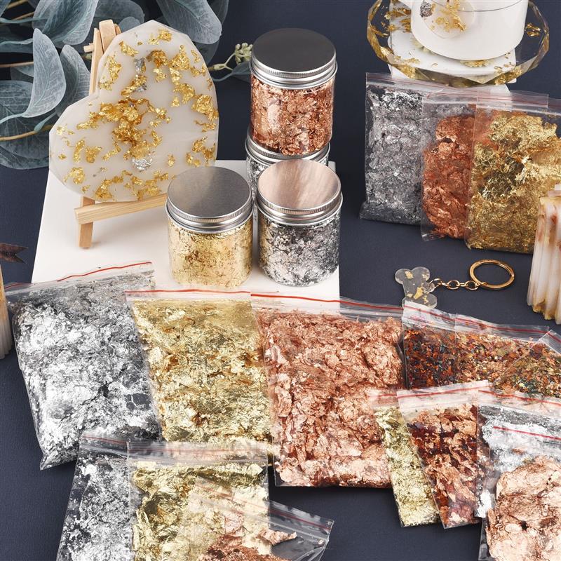 1/2/3/5/10g Imitation Gold Sli - Gold Foil Flakes บทวิจารณ์และราคา