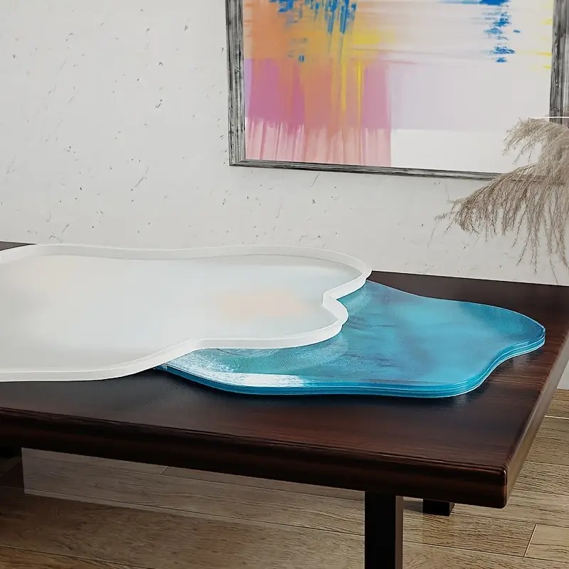 Large 61cm Irregular tray epox - Resin Ocean Wave Mold บทวิจารณ์และราคา
