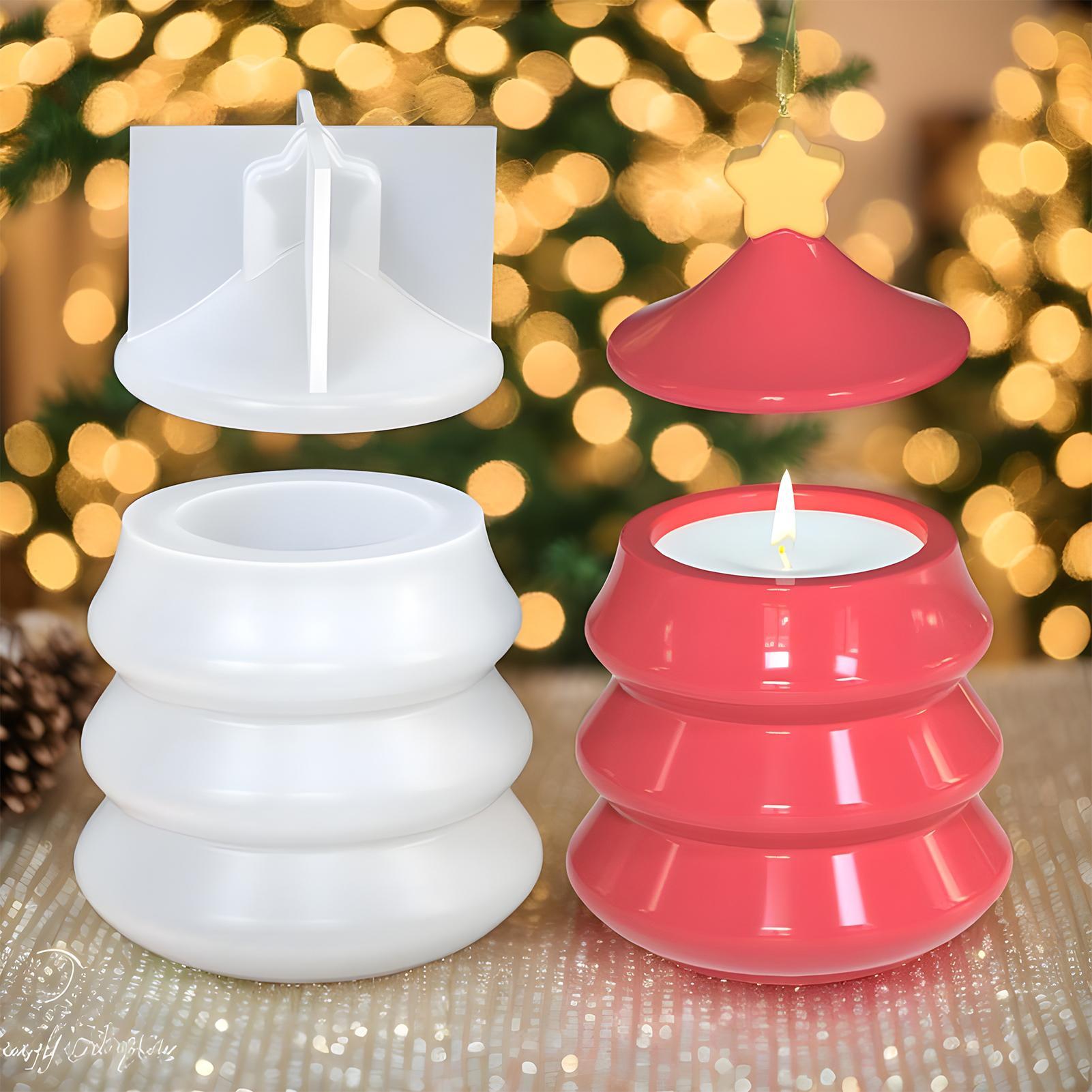 Christmas Tree Jar Mold DIY Si - Resin Craft Workshop บทวิจารณ์และราคา